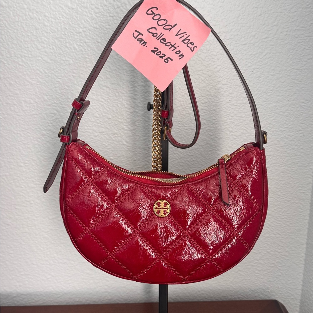 EUC Tory Burch mini two way moon bag- price lowered